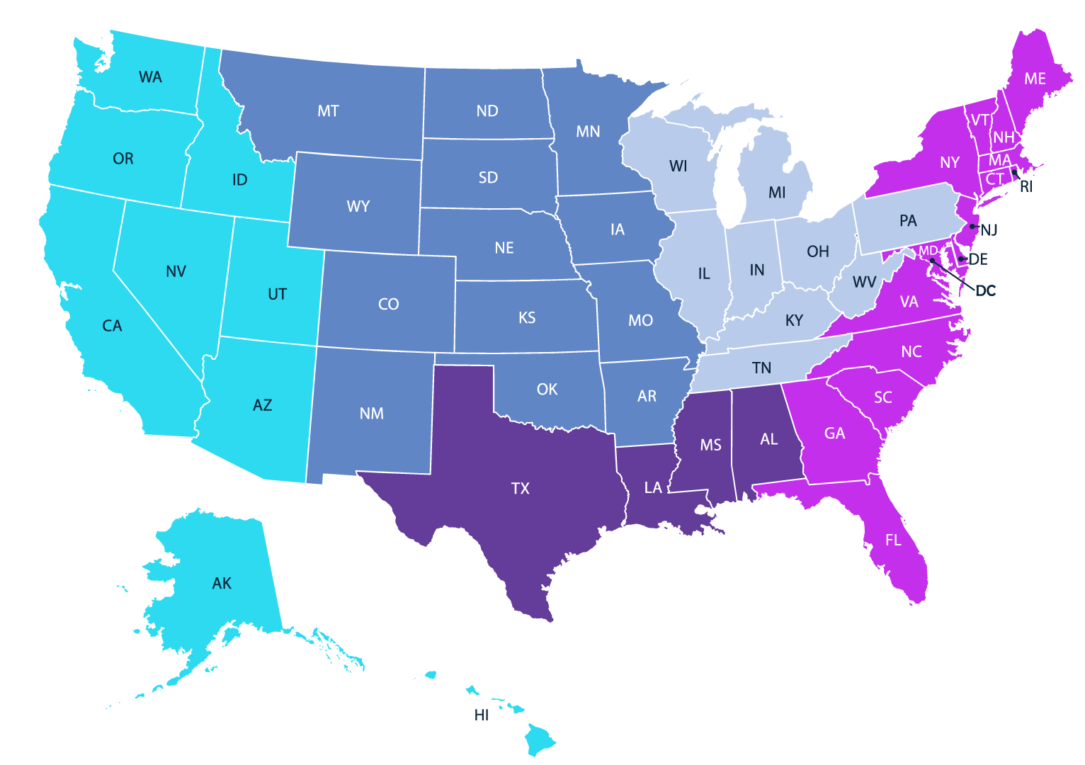 Map-regionalChannelManagers